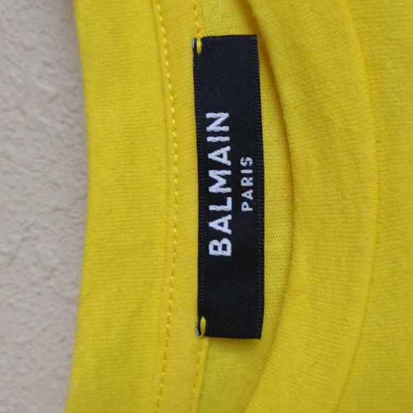 BALMAIN cotton T-shirt 🟡🟡 - Picture 5 of 9